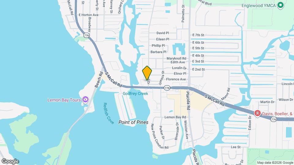 1360 Oxford Dr, Unit A Mapa y Detalles de la Ubicación