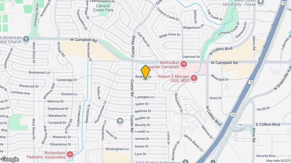 416 Cambridge Dr Map and Location Details