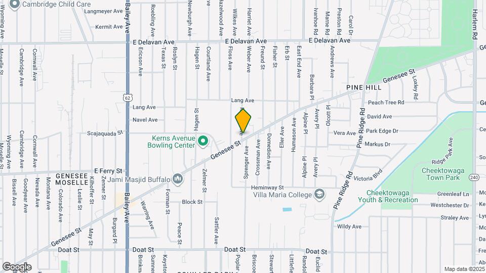 2146 Genesee St Map and Location Details