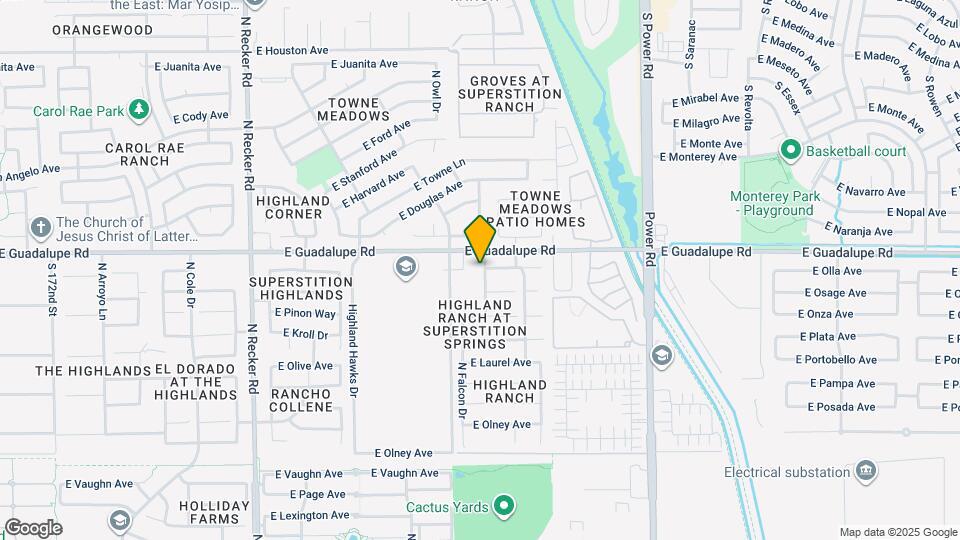760 N Swan Dr Map and Location Details