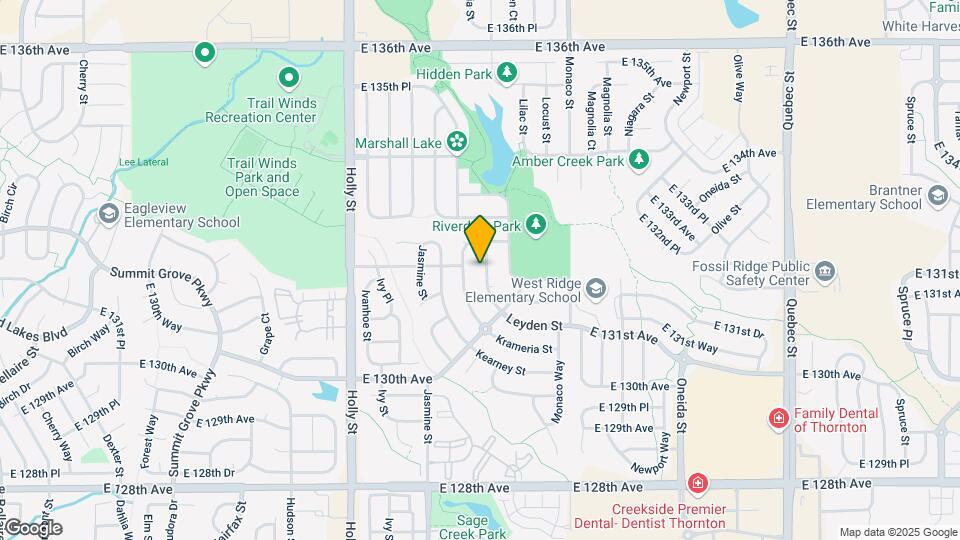 13191 Leyden St Map and Location Details