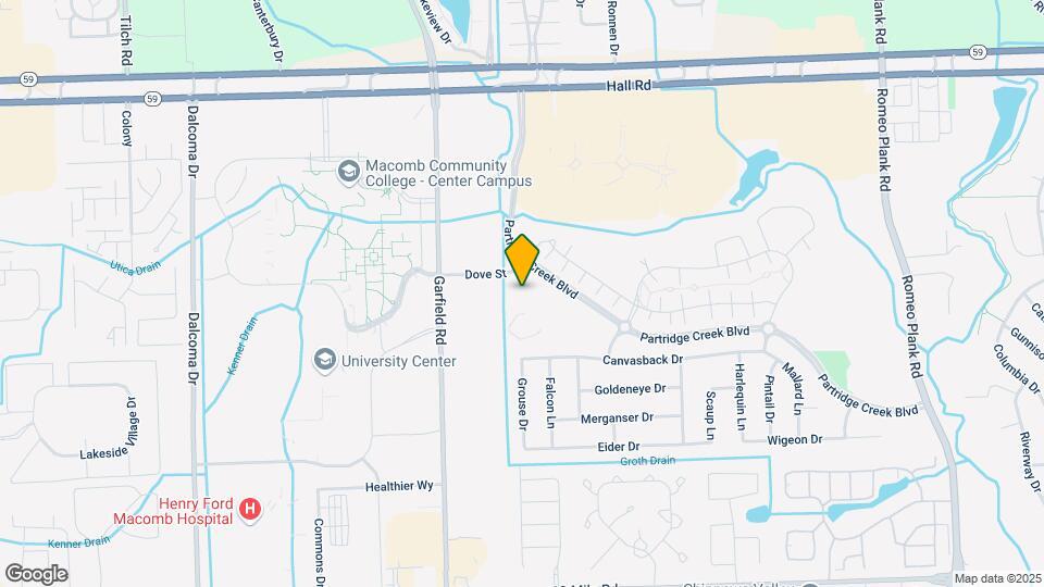 Partridge Creek Senior Village Map and Location Details