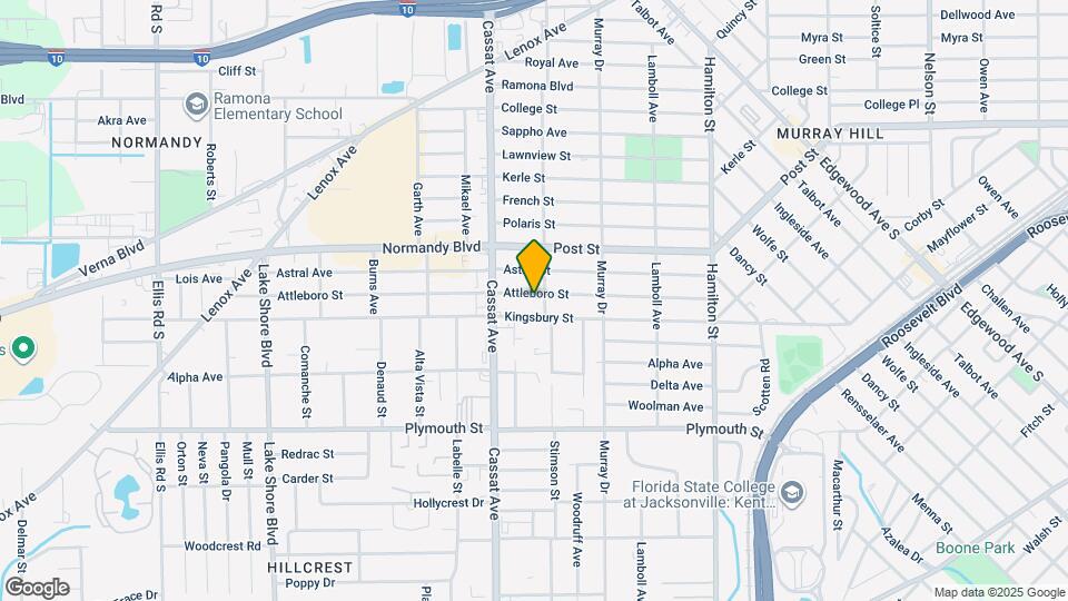 4808 Attleboro St Map and Location Details