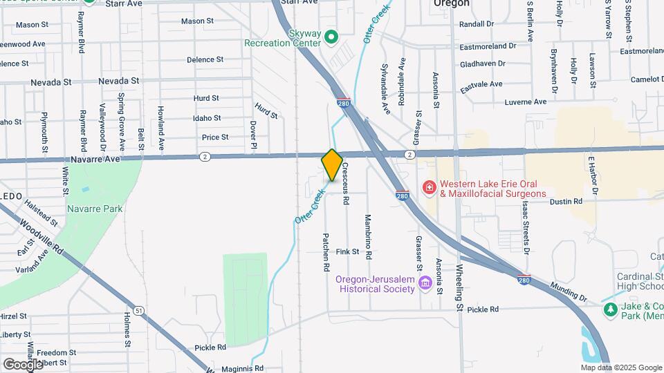 857 Patchen Rd Map and Location Details