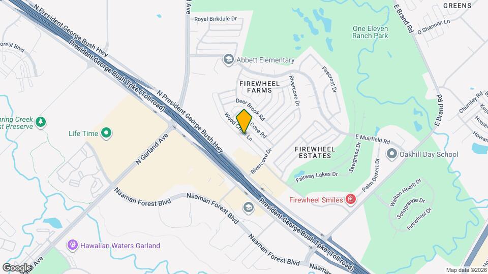 5205 Wood Creek Ln Map and Location Details