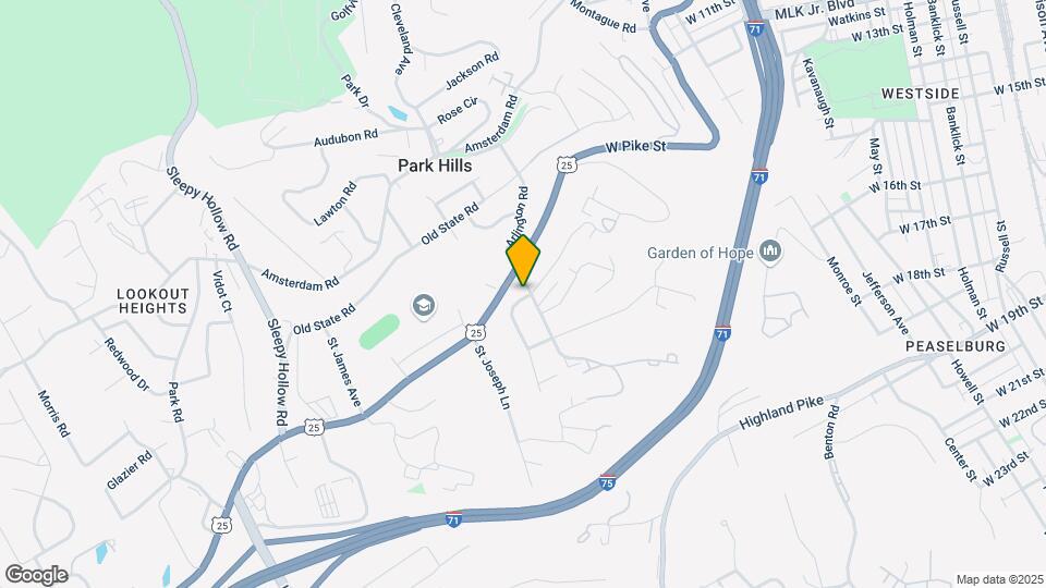 701 S Arlington Rd Map and Location Details