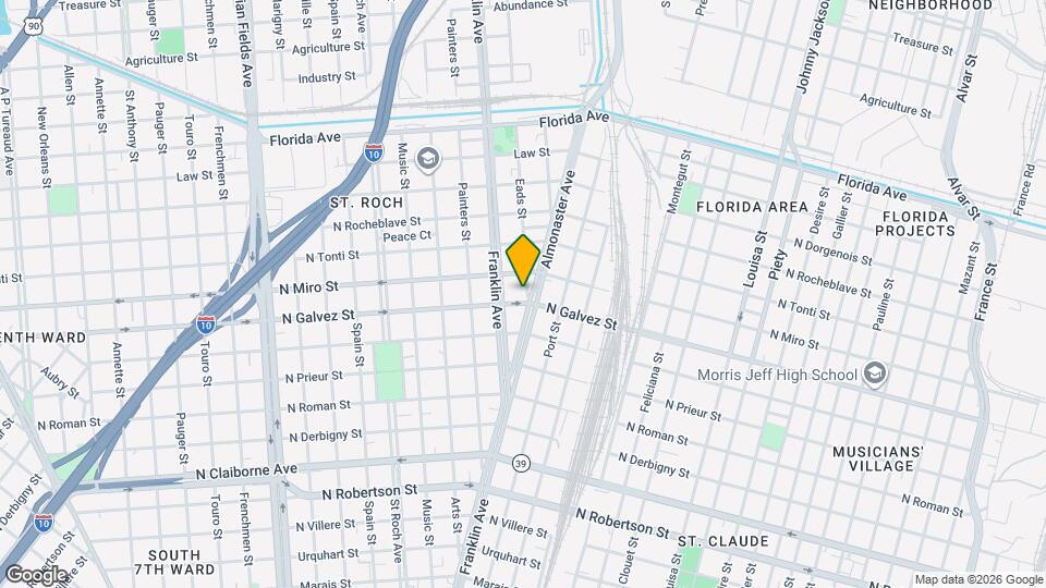 2110 Eads St Mapa y Detalles de la Ubicación