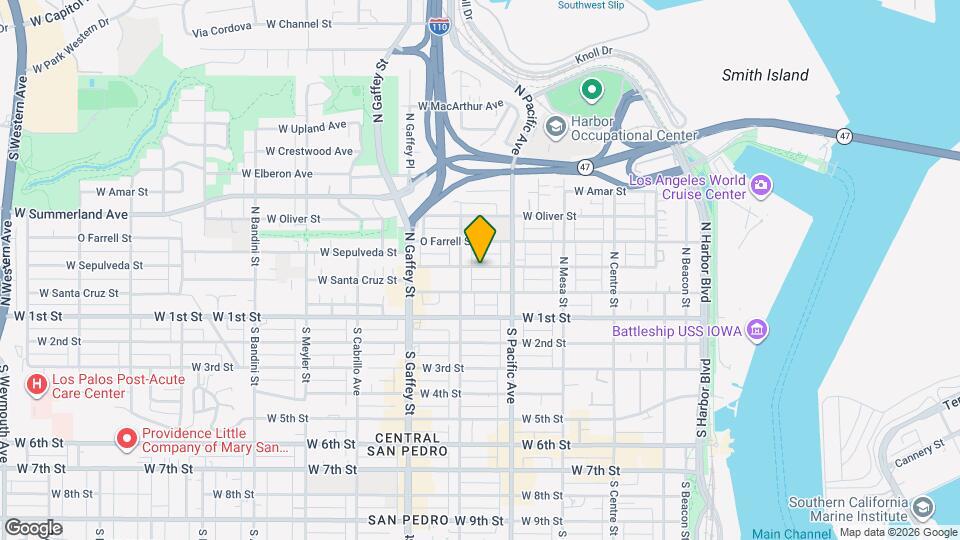 563 W Sepulveda St Mapa y Detalles de la Ubicación