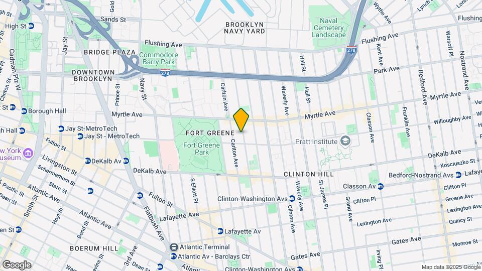 184 Adelphi St Map and Location Details