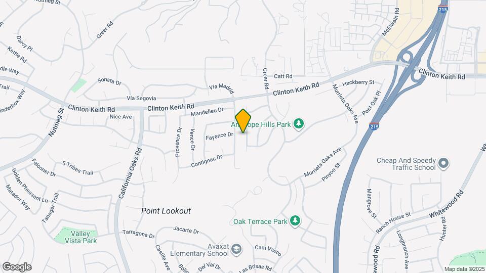 36289 Thousand Oaks Pl Map and Location Details