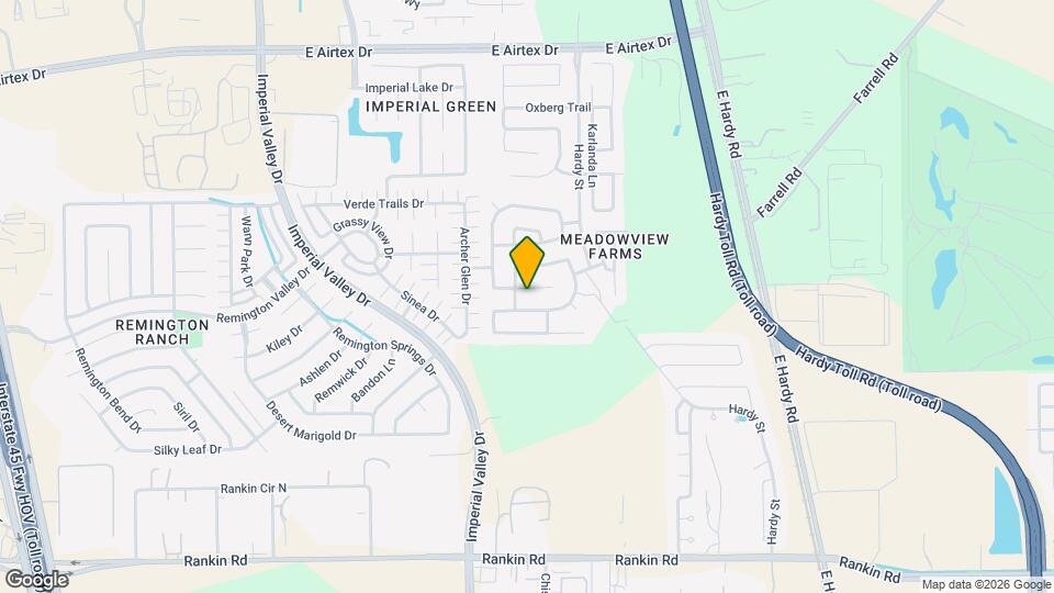 1410 Rising Springs Ln Map and Location Details