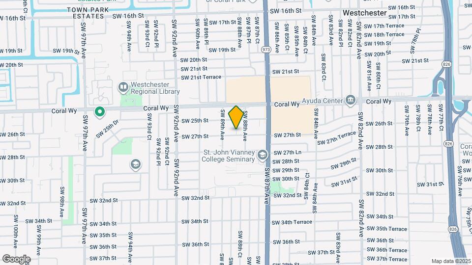 8857 SW 27th St Map and Location Details