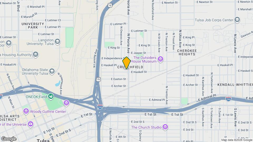 1145 E Haskell St Map and Location Details