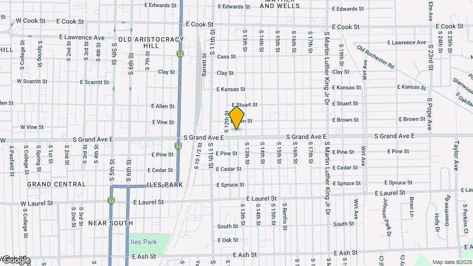 1221 S Grand Ave E Map and Location Details