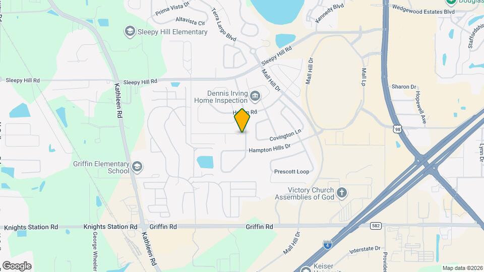 3852 Hampton Hills Dr Map and Location Details