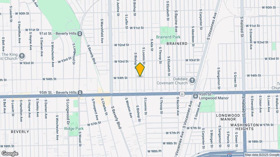 1410 W 94th St Map and Location Details