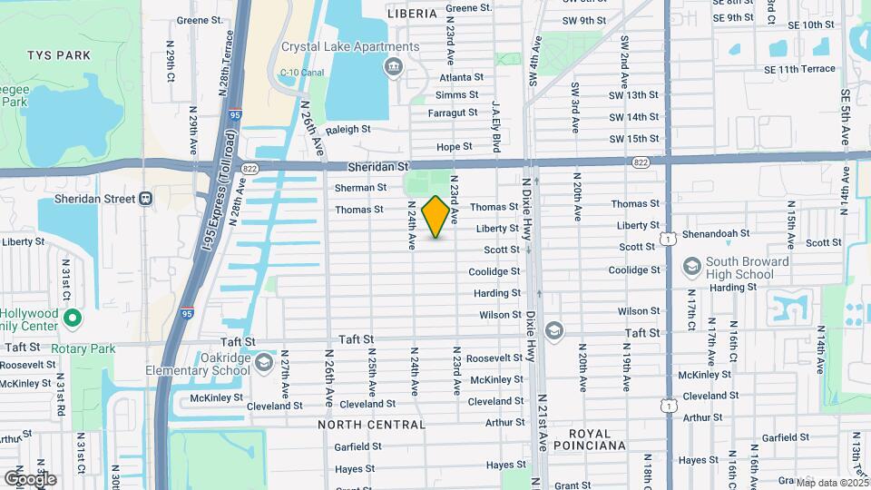 2323 Scott St Map and Location Details