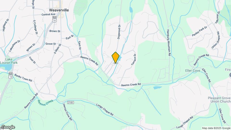 Weaverville Commons Map and Location Details