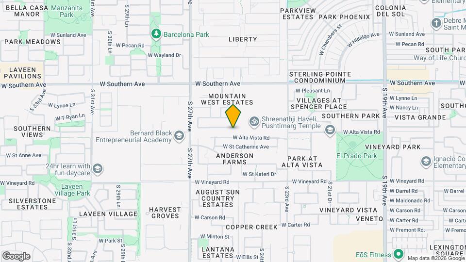 2513 W Novak Way Map and Location Details