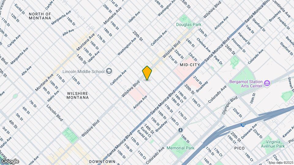 1225 17th St Map and Location Details