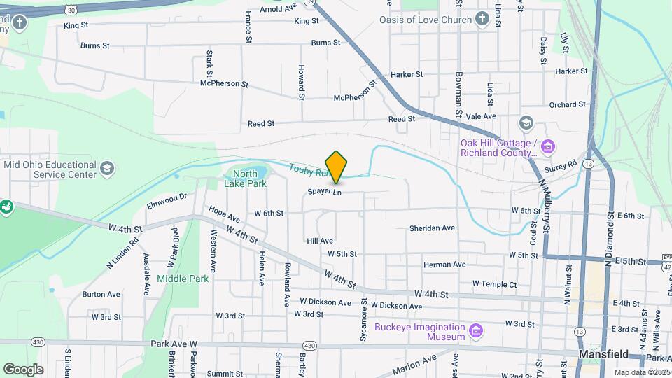 420 Spayer Ln Map and Location Details