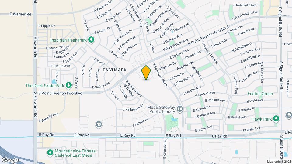 4834 S Ferric Map and Location Details