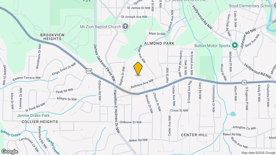 818 Woods Dr NW Map and Location Details