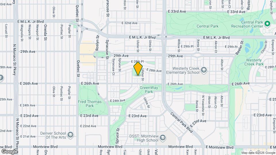 2747 Ulster St Mapa y Detalles de la Ubicación