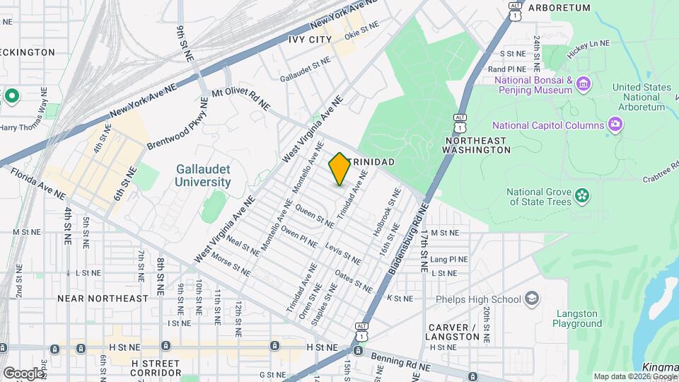 1266 Meigs Pl NE Map and Location Details