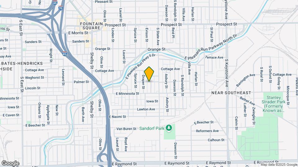 1602 Quill St Map and Location Details