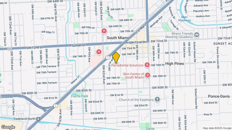 5991 SW 76th St Map and Location Details