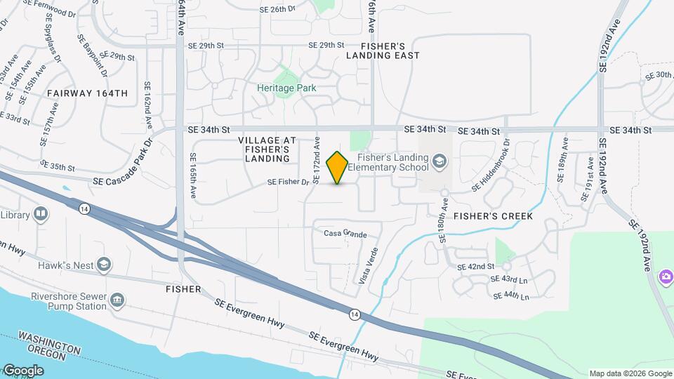 17301 SE Fisher Dr Map and Location Details