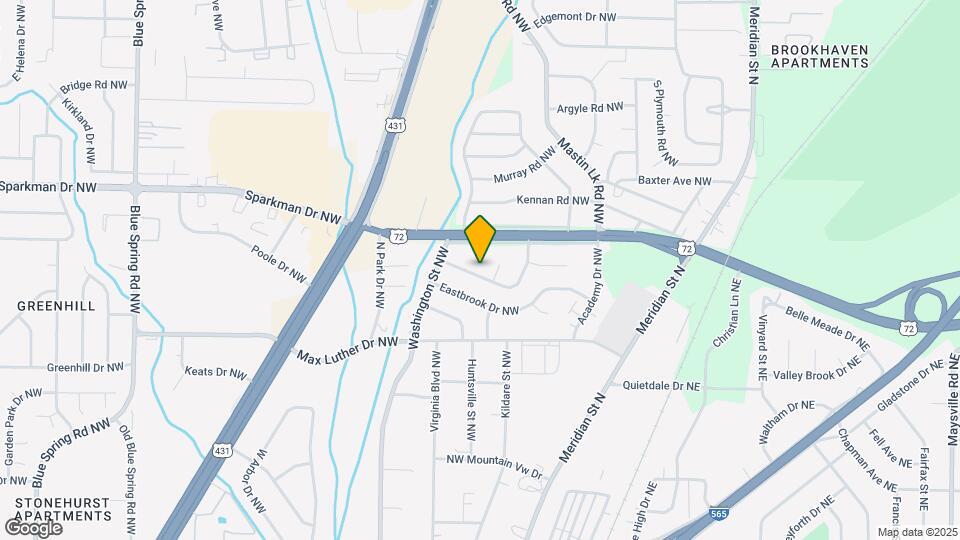 629 Dawson Terrace NW Map and Location Details