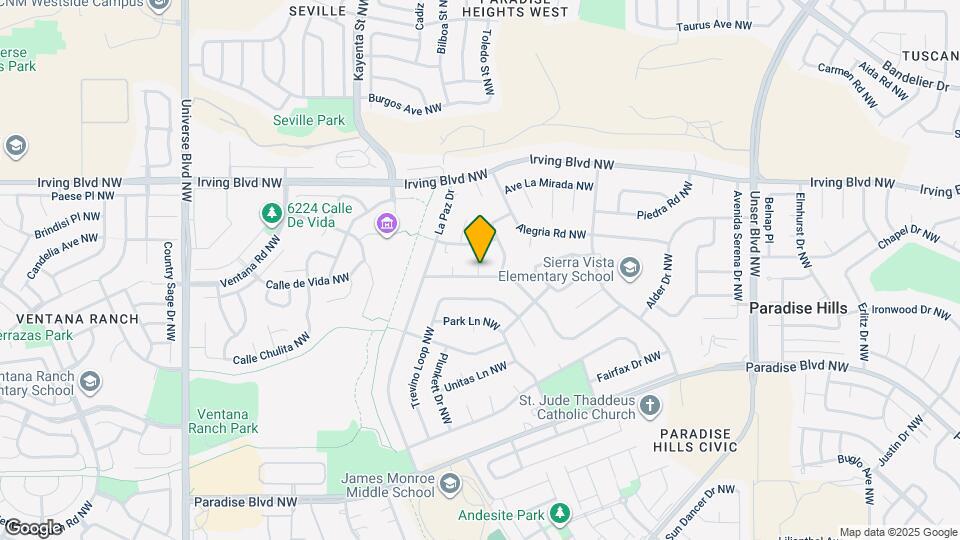 5932 Avenida La Barranca NW Map and Location Details