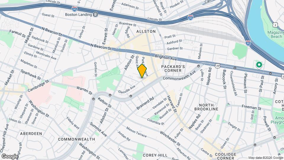 37 Glenville Ave Map and Location Details