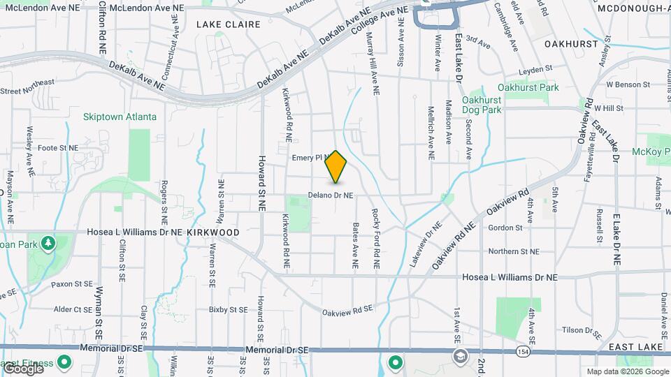 2104 Delano Dr NE Map and Location Details