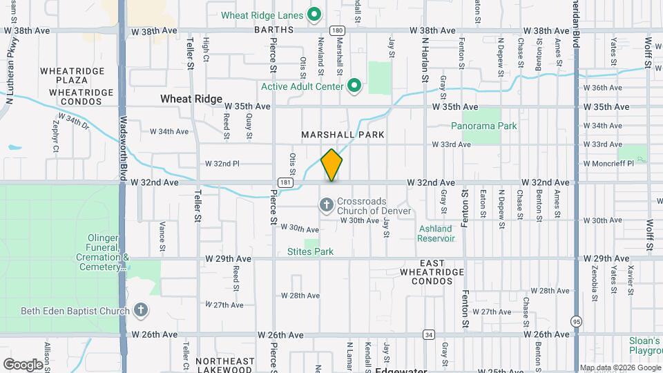 6540 W 32nd Ave Mapa y Detalles de la Ubicación