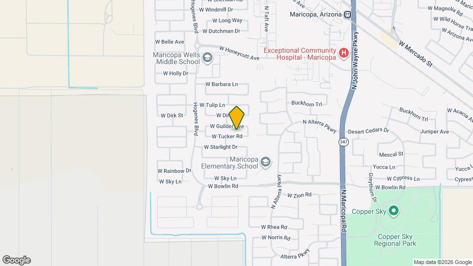 45556 W Tucker Rd Map and Location Details