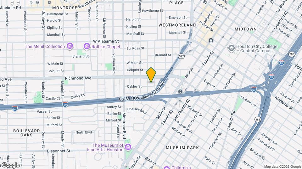 610 Oakley St Map and Location Details