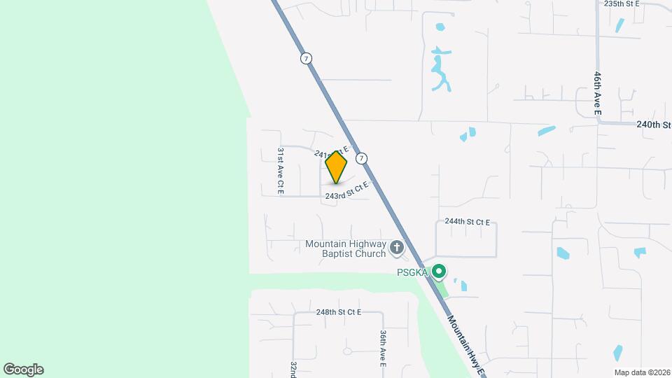 3318 243rd St E Map and Location Details