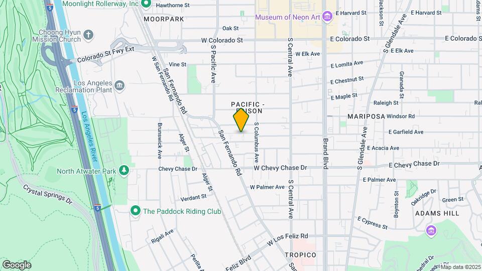 429 W Garfield Ave Map and Location Details