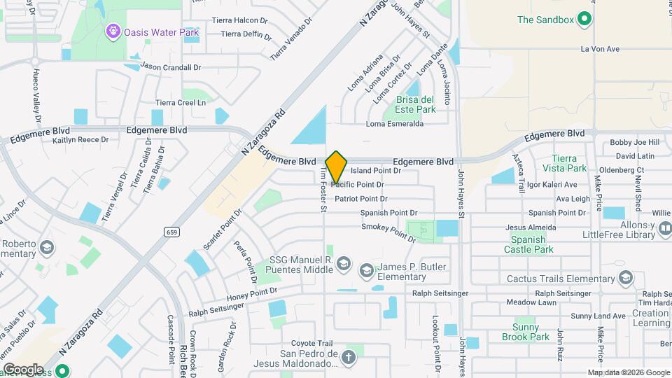 14258 Pacific Point Dr Map and Location Details