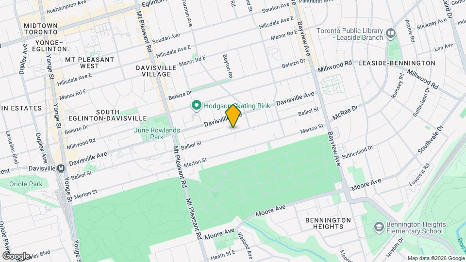 500 Balliol St Map and Location Details