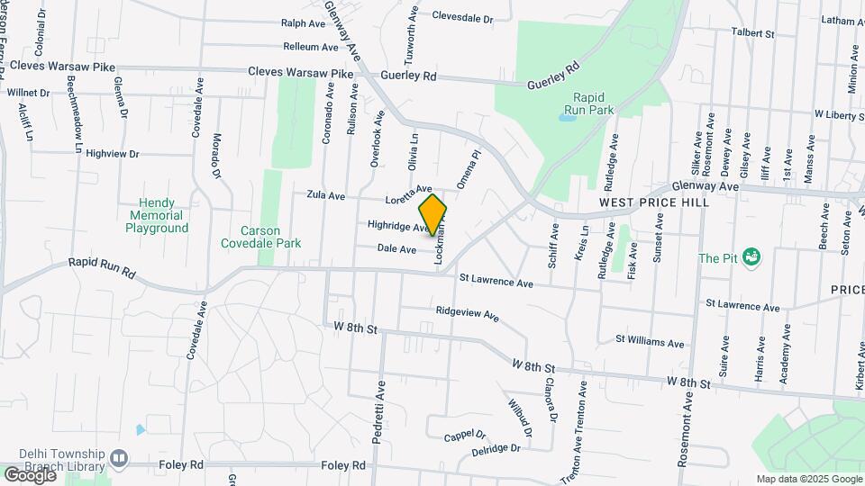 1031 Lockman Ave, Unit 2 Mapa y Detalles de la Ubicación