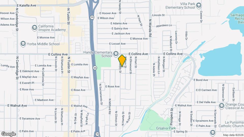 791 N Handy St Map and Location Details