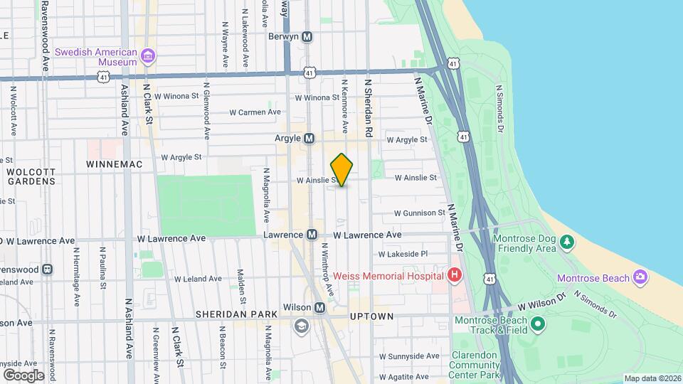 4862 N Kenmore Ave Map and Location Details