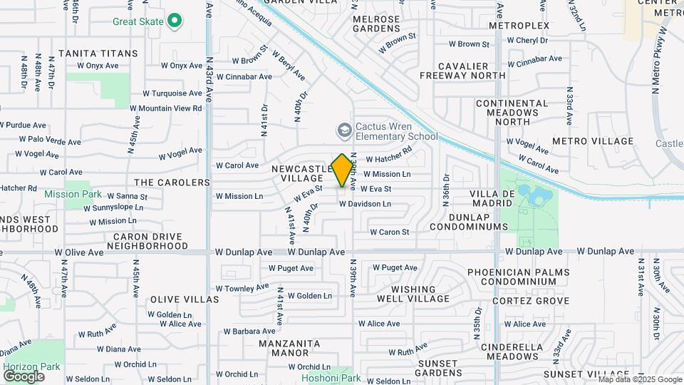 9215 N 39th Dr Map and Location Details