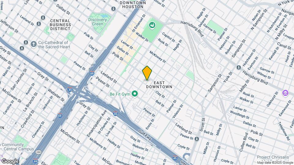 2605 Clay St Map and Location Details