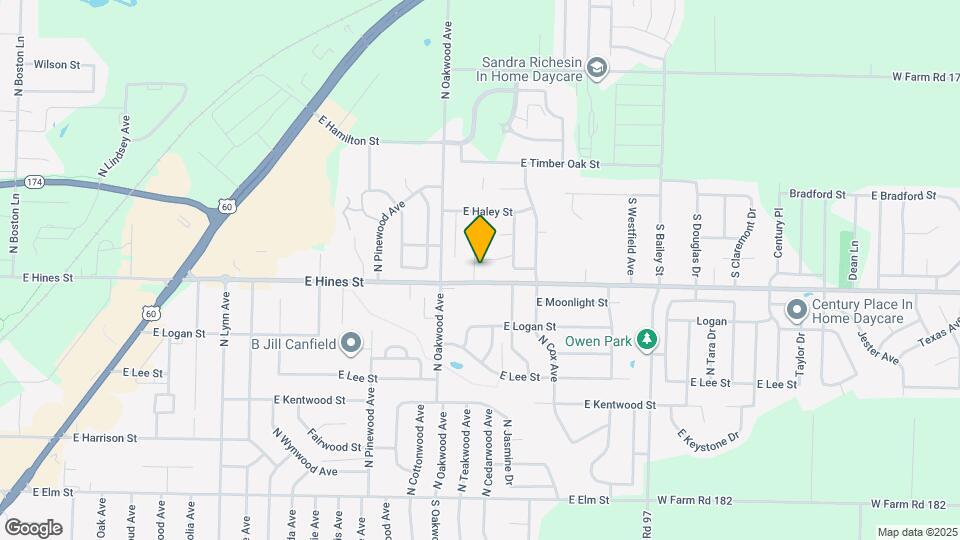 602 Turner Ave Map and Location Details