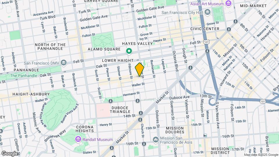 433 Haight St Map and Location Details